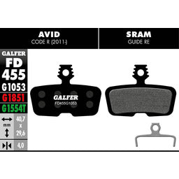 FD455G1053 Avid Code R SRAM Code Guide RE