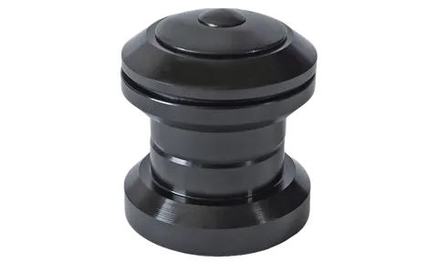 HEADSET 1.1/8 BLACK, Alloy, threadless, black. cartridge ball bearing, 1-1/8" x 34 x 30mm