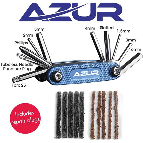 Azur 10 Function - Tubeless Multi Tool With Plugs