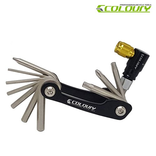 COLOURY MULTI TOOL - 13 FUNCTION WITH CO2 ADAPTOR