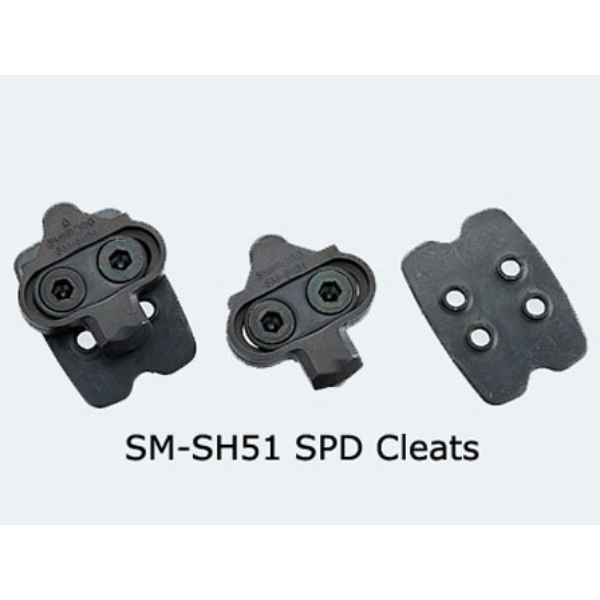 SM-SH51 SPD CLEAT SET SINGLE-RELEASE w/NEW CLEAT NUT REPLACES Y42498220