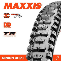 MINION DHR II 29 X 2.40 WT 3C GRIP DD TR FOLD 120X2TPI