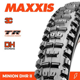 MINION DHR II 27.5 X 2.40 WT DH 3C GRIP TR FOLD 60X2TPI E-25