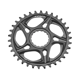 TRP Chainring CR-M8070, 32T Standard 6mm offset Chainring Cinch Interface, Sandblasted Black (for 49mm chainline and DH) 11speed chain compatible
