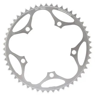 CHAINRING - ROAD "STRONGLIGHT", 50T, 5083 Silver - 110mm BCD, 5 Hole for 9/10 Spd